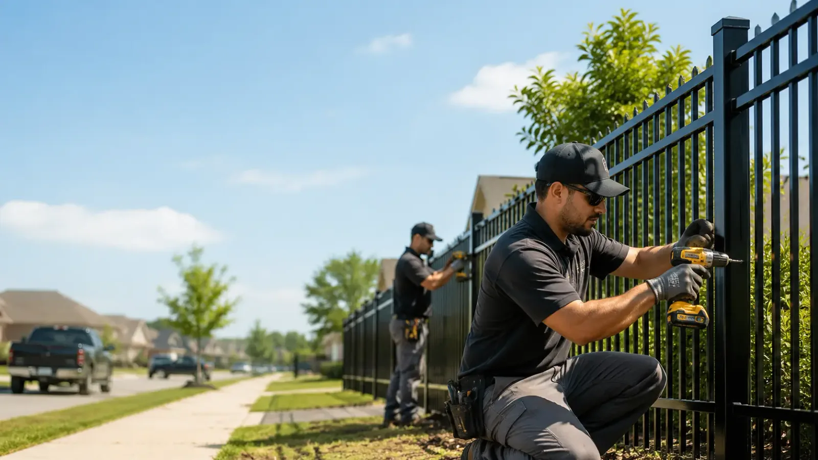 Metal Fence Installation in Burlington, MA